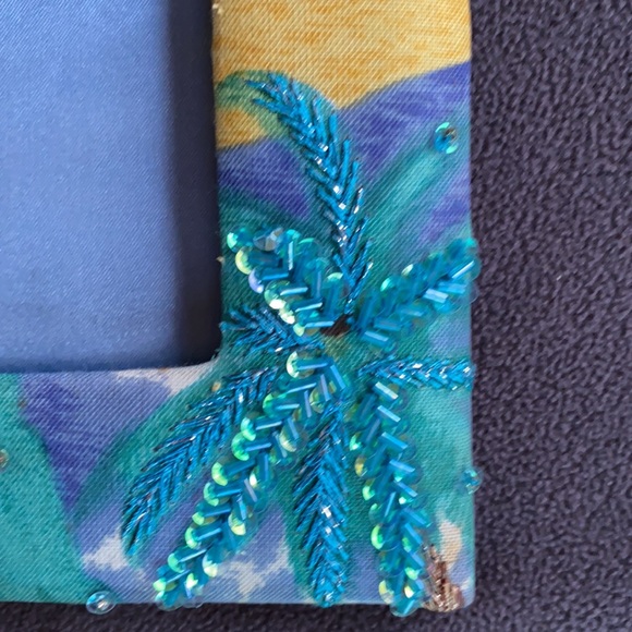 Photo Frame by Christiana Beaded Silk Brand New - Picture 9 of 12